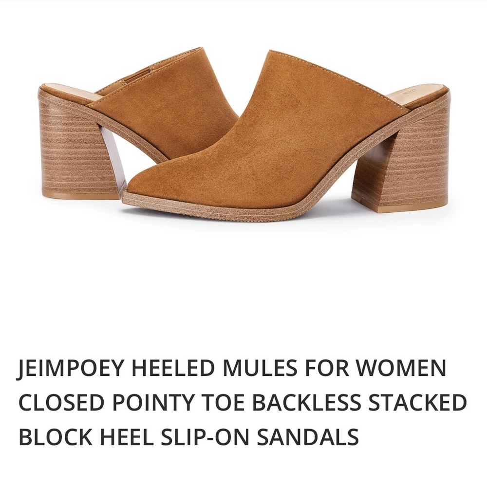Jeimpoey Tan Heeled Mules